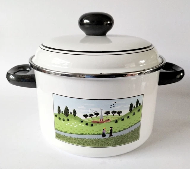 Villeroy and Boch Design Naif Metal Casserole Pan - Boy and Girl  Laplau