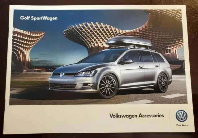 VW Volkswagen Golf SportWagen 16-page Factory Car Accessories Brochure Catalog