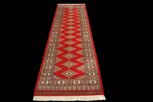Kashmir Wool Passatoia Carpet CM 300x80 Pakistan Color Rosso