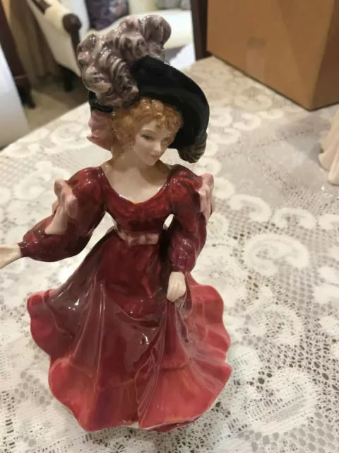 Royal Doulton,Hn 3365,9"Tall,1993,Figurine Of The Year.patricia,Made In England.