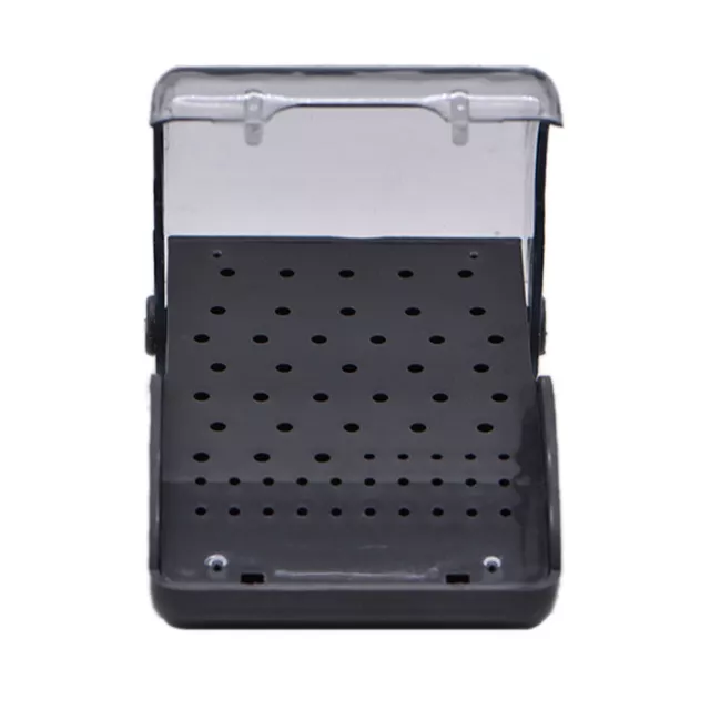 60 Holes Dental Plastic Bur Block Case High/Low Speed Burr Disinfection Holder