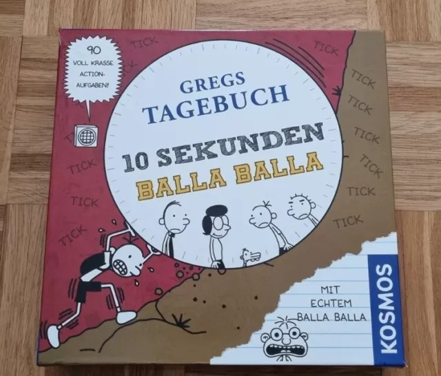 Kosmos Gregs Tagebuch 10 Sekunden Balla Balla - ab 8 Jahren - 2 bis 6 Spieler