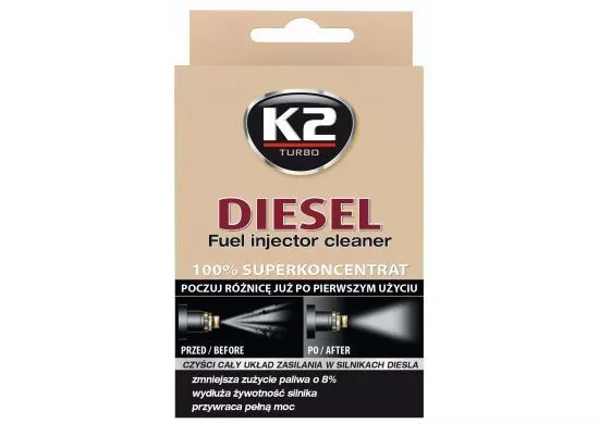 K2 DIESEL Nettoyant pour injection Diesel ET3121 50ml Facile a utiliser