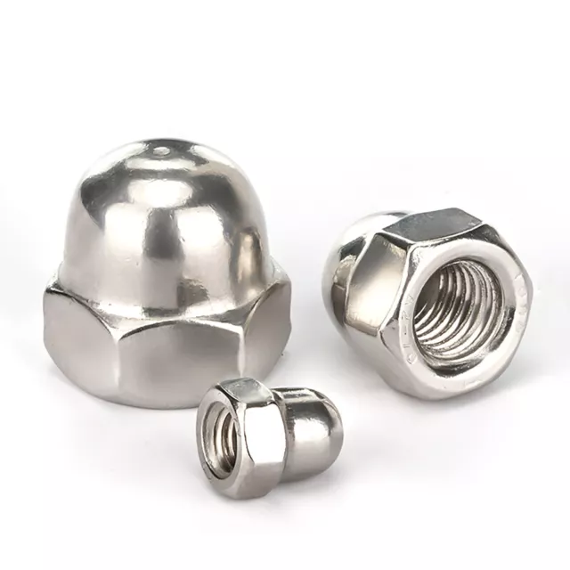 Dome Nut M3 M4 M5 M6 M8 M10 M12 M14 M16 M18 M20 M22 M24 Stainless Steel A2 G304