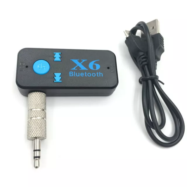 Bluetooth 3.5mm Aux Adapter Car Music Receiver Auto KFZ Wireless Audio Empfänger 2