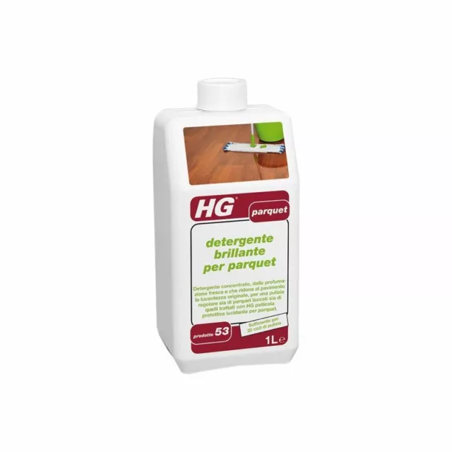 Hg Detergente Brillante Per Parquet Prodotto 53 Lt.1