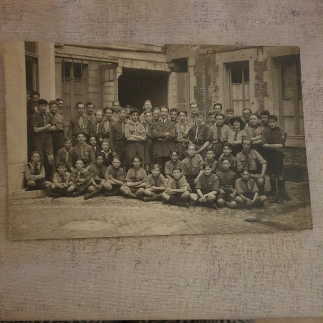 carte postale ancienne - groupe de scoots - EV - 1914/1918
