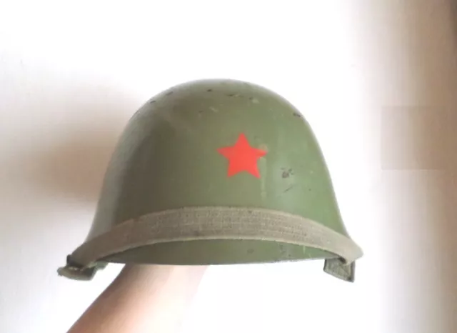 Jugoslawien Armee - Stahlhelm Tito -Zeit communist Yugoslavia army STEEL HELMET 2