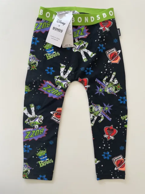 Bonds Disney Buzz Light Year Leggings Size 2 BNWT