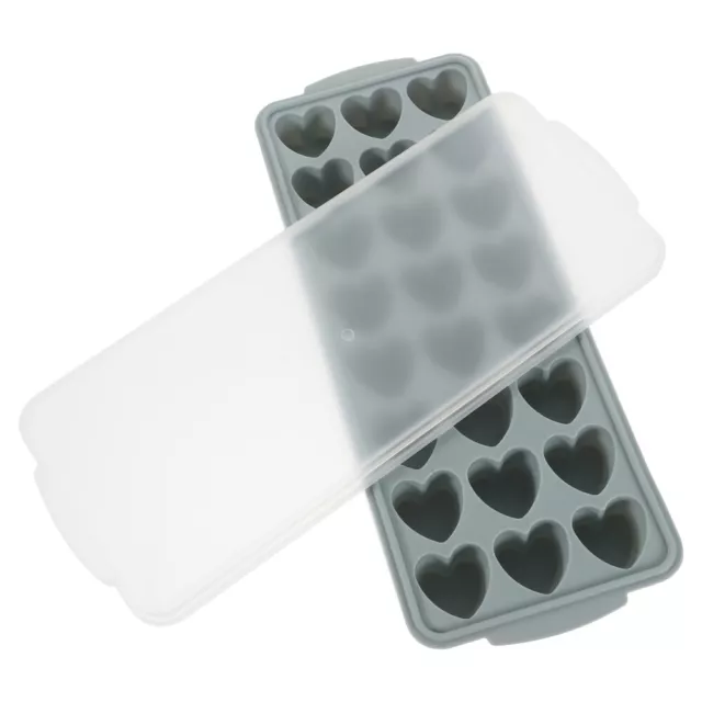 Mini Ice Cube Mold Convenient Freezer Tray Silicone Heart Shaped Maker