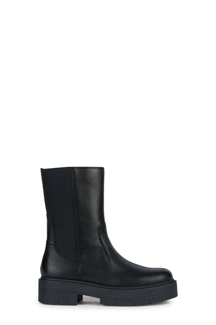 GEOX Spherica D36VDK tronchetto Bottines Boots Noir Cuir