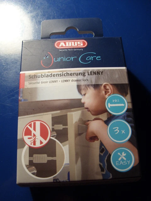 Fusible de cajón Lenny, niños Junior Care, ABUS 3 unidades. nuevo y embalaje original AUC-1 F
