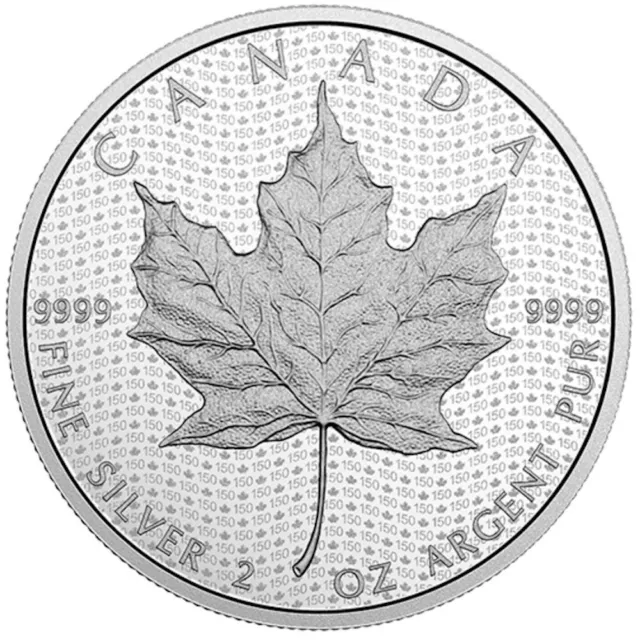 2017 Canada $10 Fine Silver Coin - Iconic Maple Leaf - 2 oz.