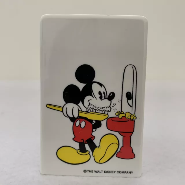 Walt Disney Mickey Mouse Dixie Solo Cup Holder Dispenser Bathroom Decor 1986 VTG