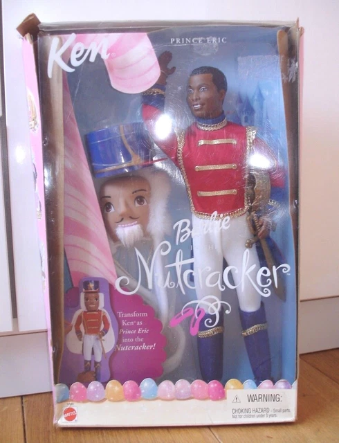BARBIE NUTCRACKER KEN Prince Eric African American Doll BNIB Vintage 2001 $250.33 - PicClick CA