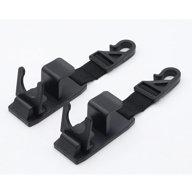 2 Pcs Car Vehicle Seat Back Headrest Clip Hook Coat Hanger Chair