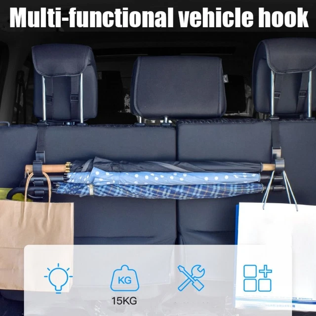 Organizer Car Back Seat Hook Rear Seat Headrest Umbrella Holder Hanging Hook