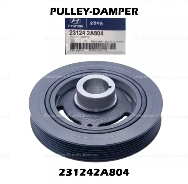 ⭐Genuine⭐ Damper Pulley 231242A804 for Hyundai Accent Kia Sportage