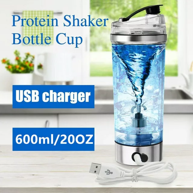Electric Protein Shaker Bottle Women Automatic Self Stirring Cup