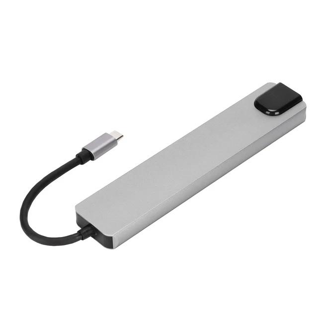 TypeC Hub Durable 87W Power Supply Wear Resistant Aluminum Alloy TypeC Dock SP5
