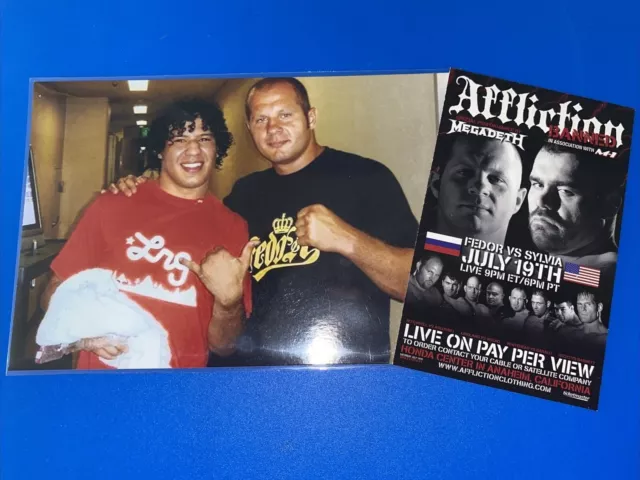 Fedor Emelianenko Affliction Card & Photo Lot Pride FC MMA UFC Legend