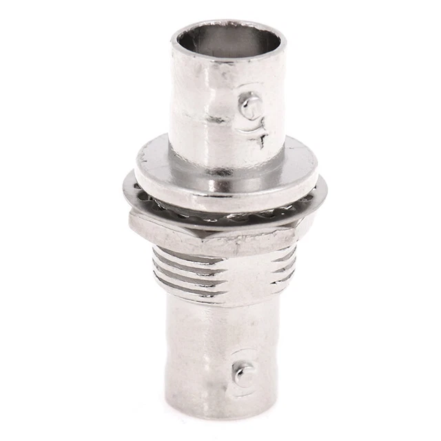 BNC Female to Female Chassis Adapter Coaxial Connector Screw Panel PlugS&SM