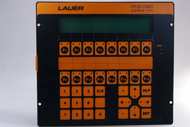 LAUER Scp 095 Topline Utiliser la Console / Opérateur Panel Terminal de Commande