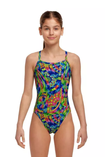 FUNKITA SWIMSUITS LOT Of 3 Girls Age 14 Cats Flowers Palm Trees Tropical  £29.99 - PicClick UK