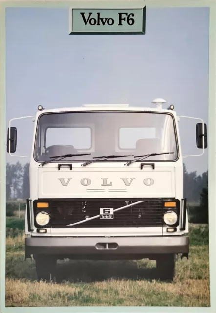 Volvo F6 Lorry Brochure 1979