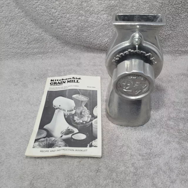 Vintage KitchenAid Grain Mill Grinder Model GMA Mixer Attachment