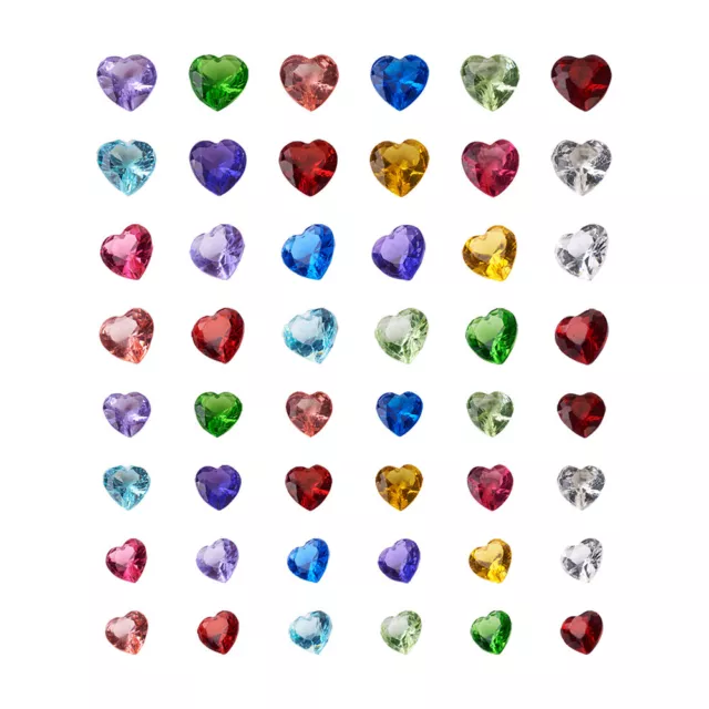 180-240pcs Glass Rhinestone Faceted Cabochons Tiny Crystal Birthstone Beads