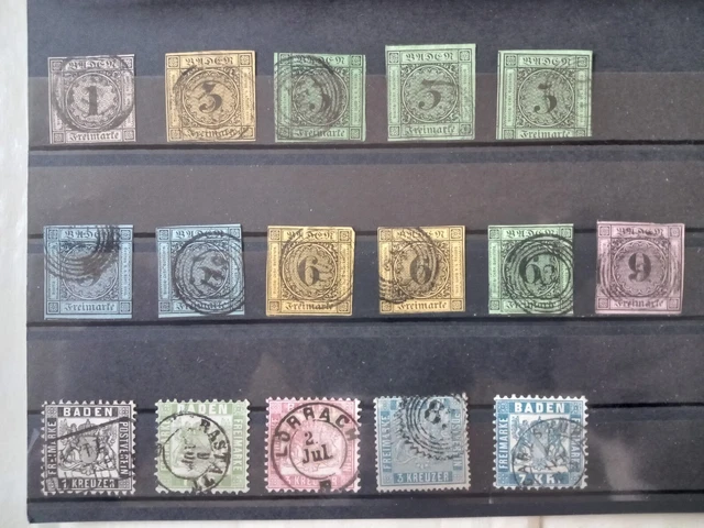 altdeutschland briefmarken sammlung