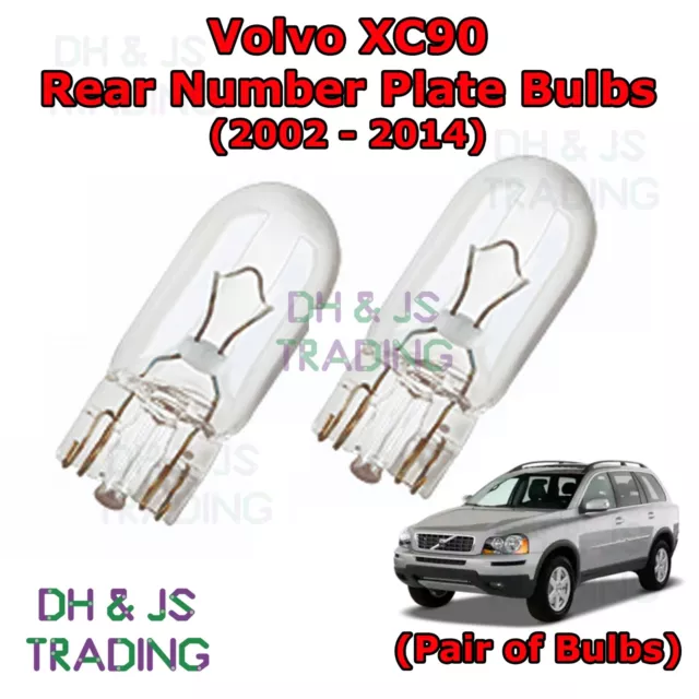 2x Volvo C30 Genuine Osram Original Number Plate Lamp Light Bulbs