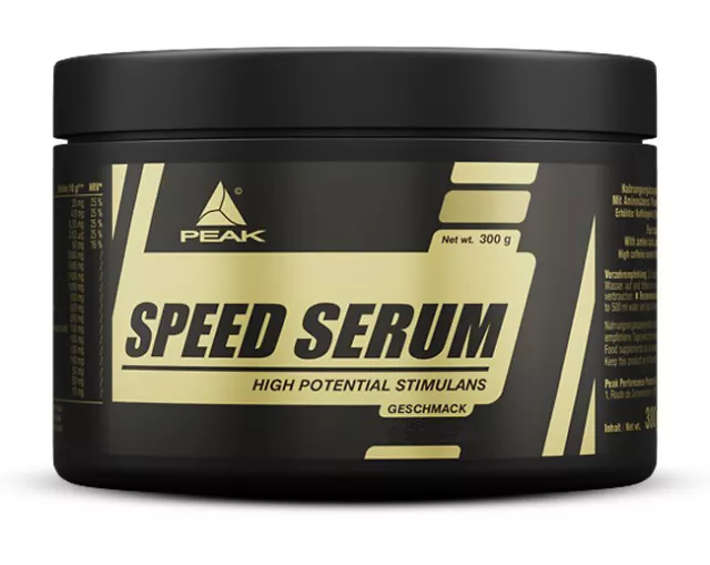Peak Speed Serum 300 g -  mit Guarana Koffein L-Carnitin BCAA / Booster