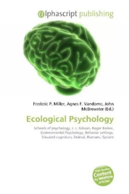 Ecological Psychology Frederic P. Miller (u. a.) Taschenbuch Englisch