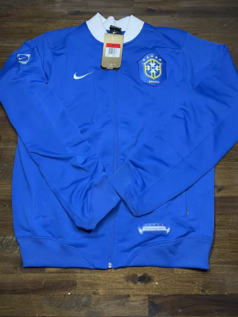 BRAZIL NATIONAL TEAM Jacket Nike Strike. Green Cucumber Full Zip Mens L  $70.00 - PicClick