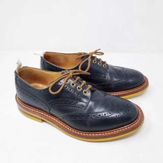 Tricker's M7346 Bourton Navy Aniline Calf/Blau Tricker's 7 Fit 5 UK 7,5 EU 41,5