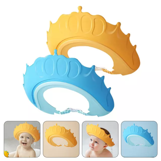 2pcs infant shampoo hat Shampoo Toddler Kids Baby Hair Washing Guard
