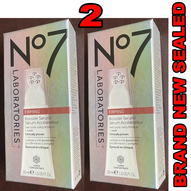 NO7 Laboratories Firming Booster Serum- 30 mL/ 1 fl oz NEW 2PKS