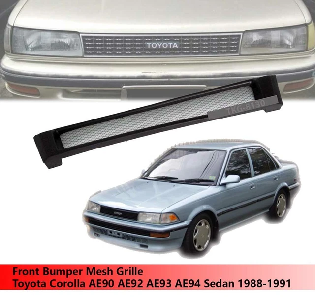 FRONT BUMPER GRILLE Grill For Toyota Corolla AE90 AE92 AE93 AE94 Sedan