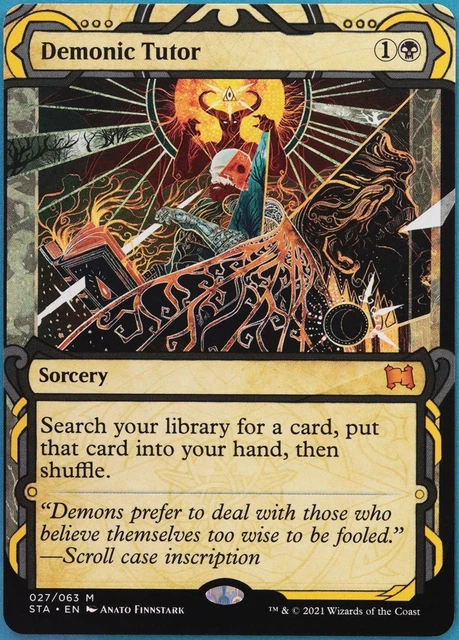 Demonic Tutor Strixhaven Mystical Archive NM Mythic Rare CARD (388004) ABUGames