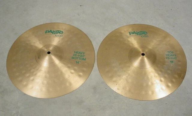 Paiste 1000 hi hats discount