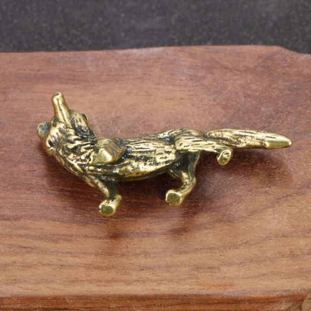 Small Brass Decoration Retro Animal Statue Figure Feng Shui Figurine Antique