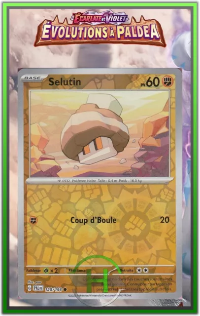 Selutin Reverse - EV2:Évolutions à Paldea - 120/193 - Carte Pokémon FR Neuve