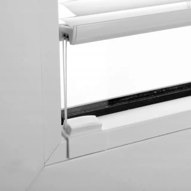 Plissee ohne Bohren Faltrollo auf Maß mit Kleben - System Montage im Glasfalz
