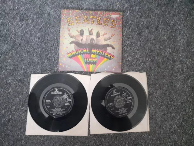 The Beatles☆Magical Mystery Tour Stereo Ep☆2X"7" Vinyl☆ Freepost☆