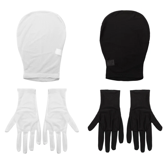 Unisex Breathable Face Mask Elastic Open Eyes Mouth Spandex Costume Hood Mask