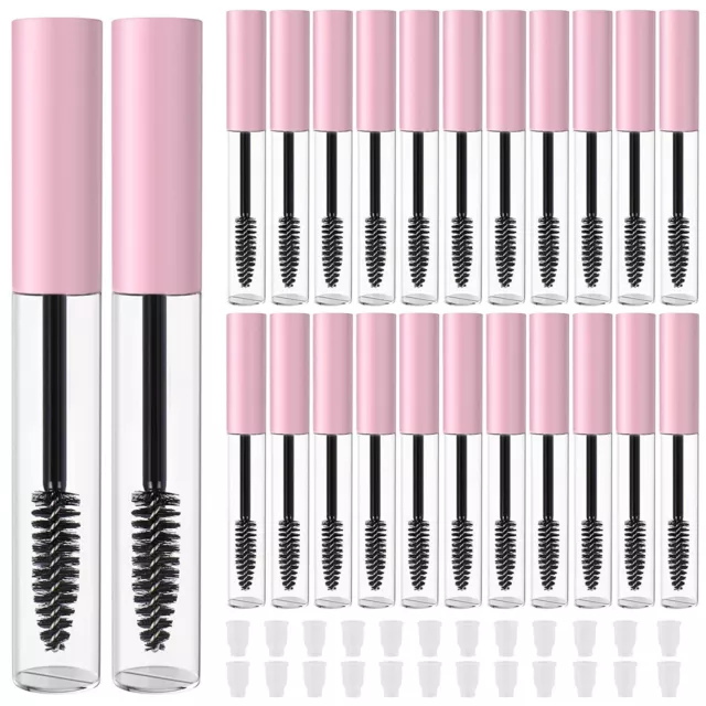 Pink 10ml Portable Empty Mascara Eyelash Tube Vial Cream Container Travel Bottle 2