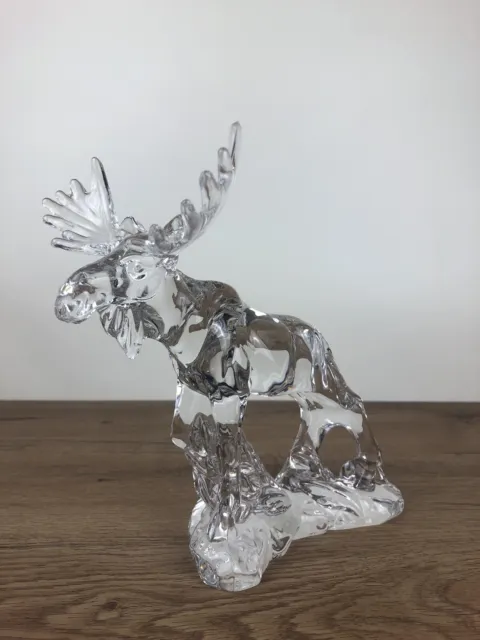 NIB Princess House Wonders of the Wild Lead Crystal Moose Figurine
