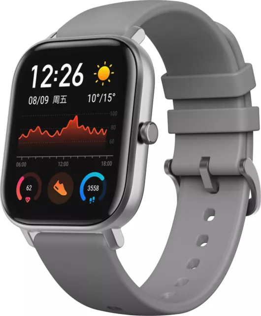 Amazfit GTS Smartwatch - mit Herzfrequenz-Messung Grey Grau "wie neu"